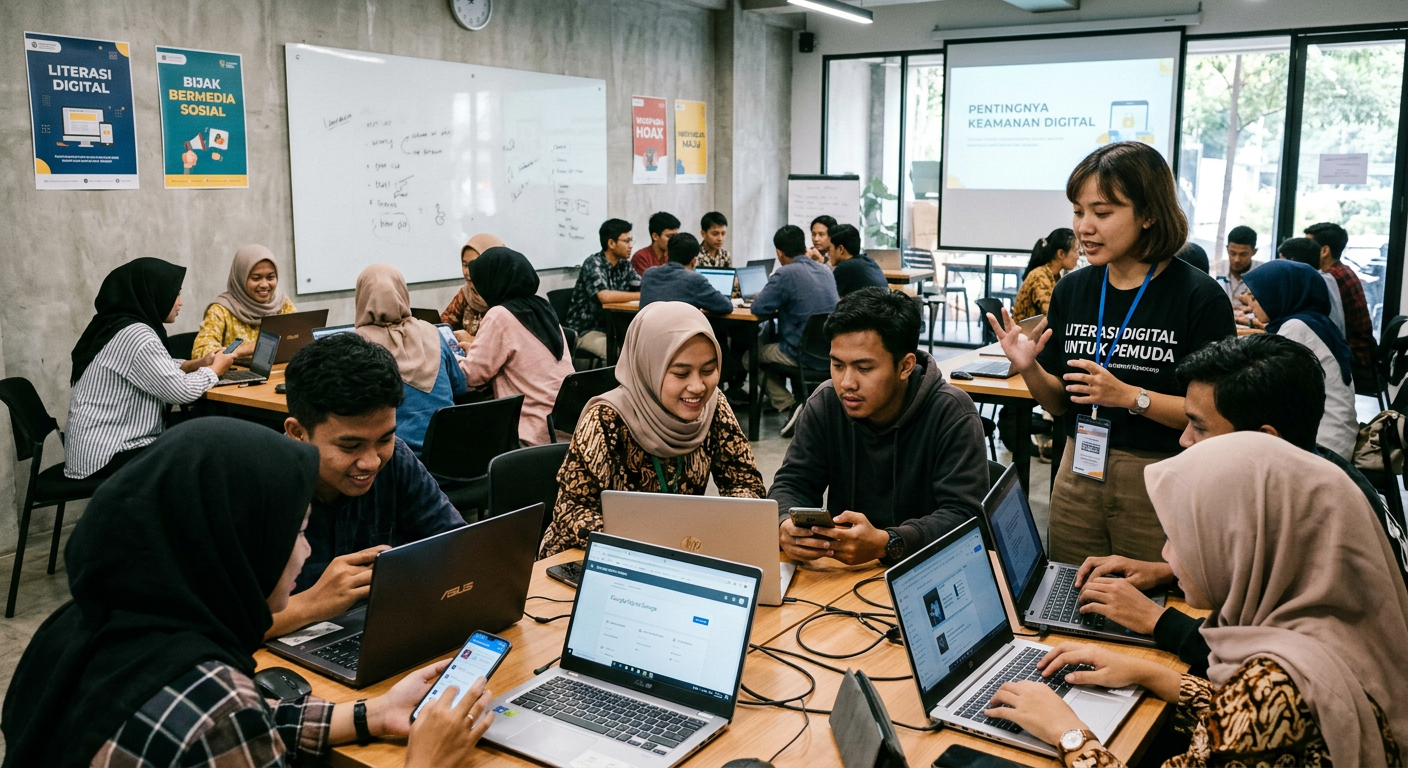 Workshop Literasi Digital Pemuda - kegiatan LIVESGP JAMBI